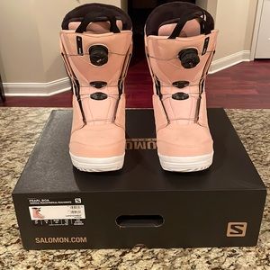 Salomon Pearl Boa — Snowboard Boots — Gently Used — Size 10 + FREE FP Insoles!